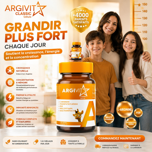 Argivit Classic™  Pour une croissance saine, plus d’énergie et de vitalité